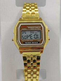 O Da Polso Tipo Casio Quadrante Piccolo Color Oro Unisex Uom