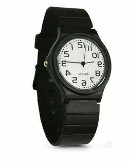 O Da Polso Uomo Donna Gomma Sportivo Casual Nero Girogama 53