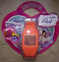 O Da Polso Violetta Led Touch Screen Gig Arancione Clock Bam