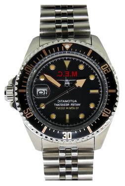 O Da Uomo Automatico Con Cinturino In Acciaio Militare