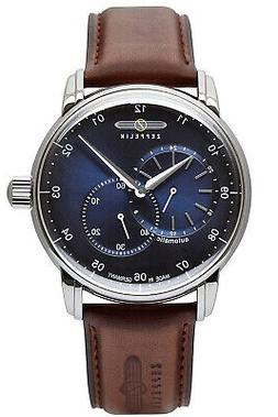O Da Uomo Automatico New Captain's Line Braun / Blu 8662-3
