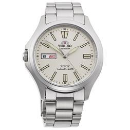 O Orient Da Uomo Automatico Polso Argento Analogico Watch In