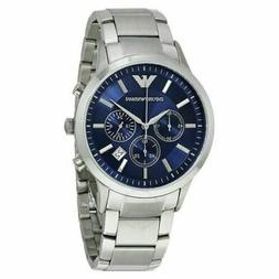 O Da Uomo Cronografo Emporio Armani Ar2448 Acciaio Silver E 