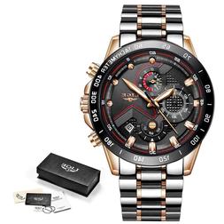 O Da Uomo Lusso Sports Cronografo Luminoso Quarzo Antiurto