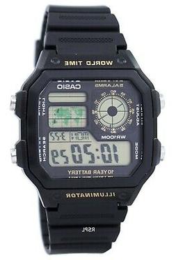 O Da Uomo Casio Youth Series Digital Ae-1200wh-1bvdf Ae-1200