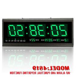 O Digitale Da Parete Muro Led Datario Temperatura Tabella Mu