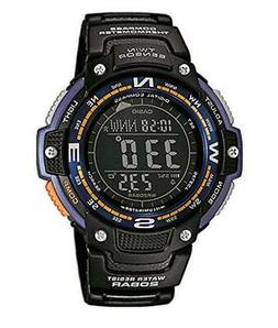 O Digitale Quarzo Uomo Con Cinturino In Resina Sgw-100-2ber 