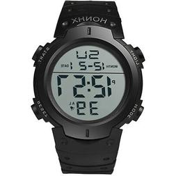 O Digitale Sportivo Cronometro Honhx Moda Unisex Uomo Svegli