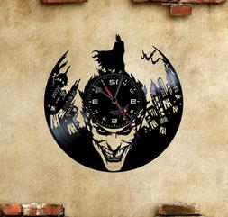 O Disco Vinil Clock Orologio Da Parete Joker Batman Vip