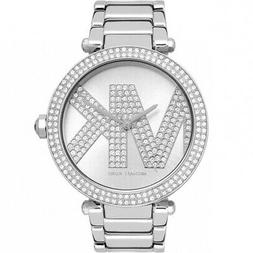 O Donna Acciaio Michael Kors Mk6658 Con Logo Grande Centrale