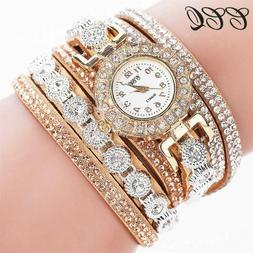 O Donna Braccialetti Dorati Lusso Diamanti Con Strass Lusso 