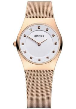 O Bering Donna "classic" 11927-366-1 Cassa E Cinturino Accia