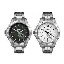 O Donna Timex Classic Bracciale Acciaio Nero Bianco Classico