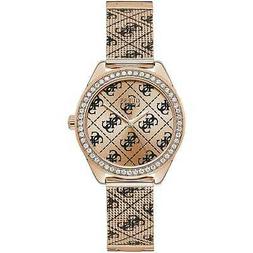 O Donna Guess Claudia Solo Tempo Oro Rosa W1279l3