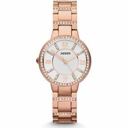 O Donna Fossil Virginia Es3284 In Acciaio Oro Rosa