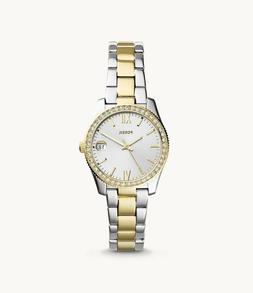 O Donna In Acciaio Bicolore Fossil Scarlette Mini Es4319