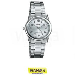 O Casio Donna Ltp-v001d-7 Acciaio Inox Analogico Da Polso Cl