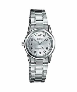 O Casio Donna Ltp-v001d-7b Acciaio Quadrante Silver Con Nume