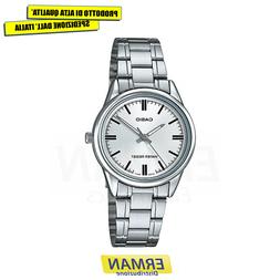 O Casio Donna Ltp-v005d-7 Acciaio Inox Analogico Da Polso Cl