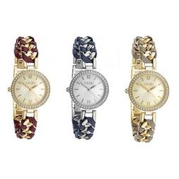 O Donna Liu Jo Luxury Naira Acciaio Gold Dorato Pelle Blu Ro