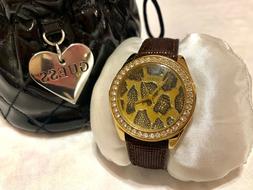O Donna Guess Oro Cristalli Animalier