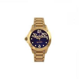 O Donna Liu Jo Luxury Paris Tlj637b Blu Acciaio Gold Swarovs