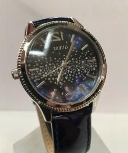 O Donna Guess Pelle Blu Notte Laccato