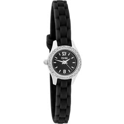 O Donna Liu Jo Petit Tlj1299 In Gomma Nero Con Zirconi
