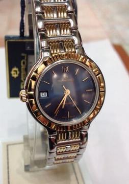 O Donna Lorenz Quadrante Blu In Acciaio E Oro 18kt