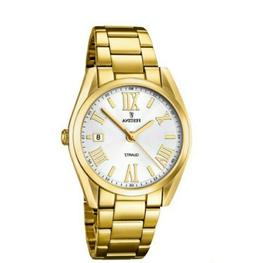 O Donna Festina Quartz Cassa E Cinturino Acciaio Dorato