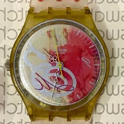 O Swatch Donna Ragazza Girl Rosa Pink Vintage Funzionante + 