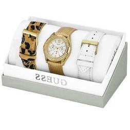 O Donna Guess Rock Candy W16574l1 + 2 Cinturini Box Pelle Go