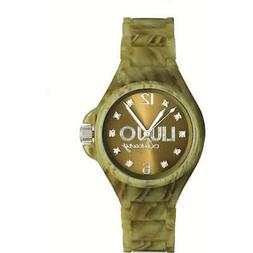O Donna Safari Tlj184 Policarbonato Verde Offerta Con Zircon