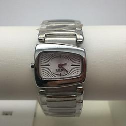 O Breil Tribe Donna, Solo Tempo, Fondo Argento, Cinturino Ac