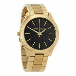 O Donna Solo Tempo Michael Kors Mk3478 Runway Dorato E Nero