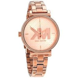 O Donna Solo Tempo Michael Kors Mk4335 Ramato Con Logo Grand