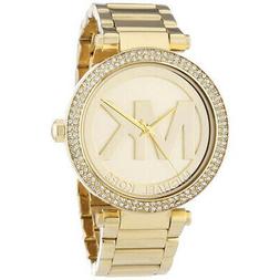 O Donna Solo Tempo Michael Kors Mk5784 Oro Con Logo Grande E