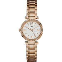 O Guess Donna Solo Tempo W0767l3 Oro Rosa E Zirconi