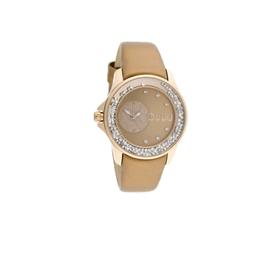 O Donna Tlj734 Dancing In Pelle Bronzo Cassa Oro Rosa Con St