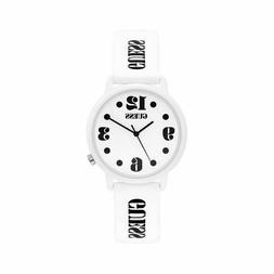 O Donna Guess V1042 Analogico Movimento Al Quarzo 3atm Bianc