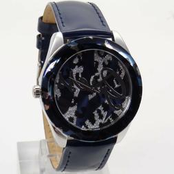 O Donna W0455l1 Flirt Blu Leopardo Orologio Da Polso Di Marc