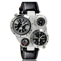 O Doppio Militare Nautica Mare Al Quarzo Con Bussola Termome