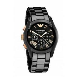 O Emporio Armani Uomo Ar1410 Cronografo In Acciaio E Ceramic