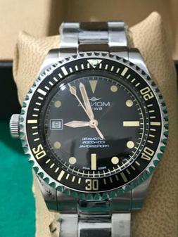 O Mondia Eta Swiss Made Brand New Automatico  Ms-214-sbkbl-b