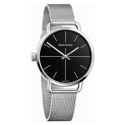 O Calvin Klein Even Acciaio / Nero - 42 Mm K7b21121