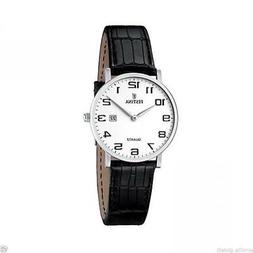 O Festina F16477/1 Donna Solo Tempo Acciaio Pelle Nero Datar