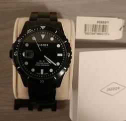 O Fossil Fb-01 Fs5659 Acciaio Nero Black Mod. Submariner Sub