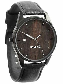 O Gabriele Woodwatch Legno Di Sandalo In Lm0077 Analog Pelle