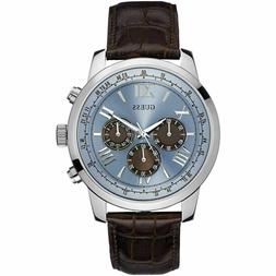 O Guess Horizon W0380g6 - Cinturino In Pelle - Quadrante Azz