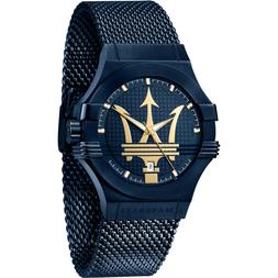 O In Acciaio Solo Tempo Uomo Maserati Blue Edition R88531080